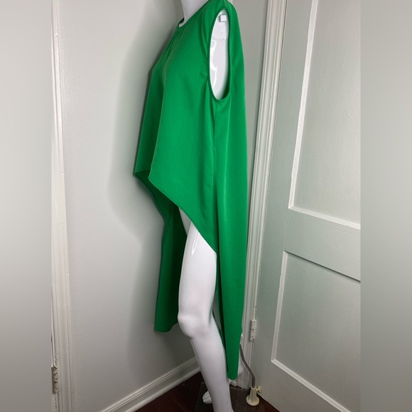 PATRIZIA LUCA Green Sleeveless High-Low Tunic Dress - Picture 10 of 16